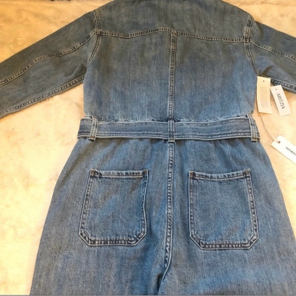 NWT: Denim Forum’s Margot Denim Boiler Suit, Size XS - Picture 13 of 16